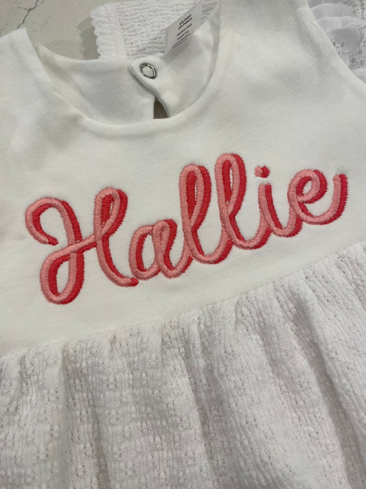Floral or double layer font