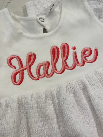 Floral or double layer font